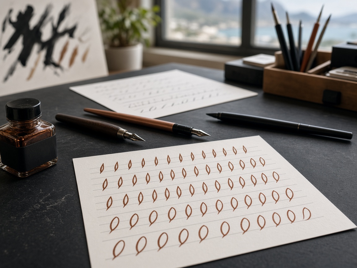 Copperplate intro at Vividdew House